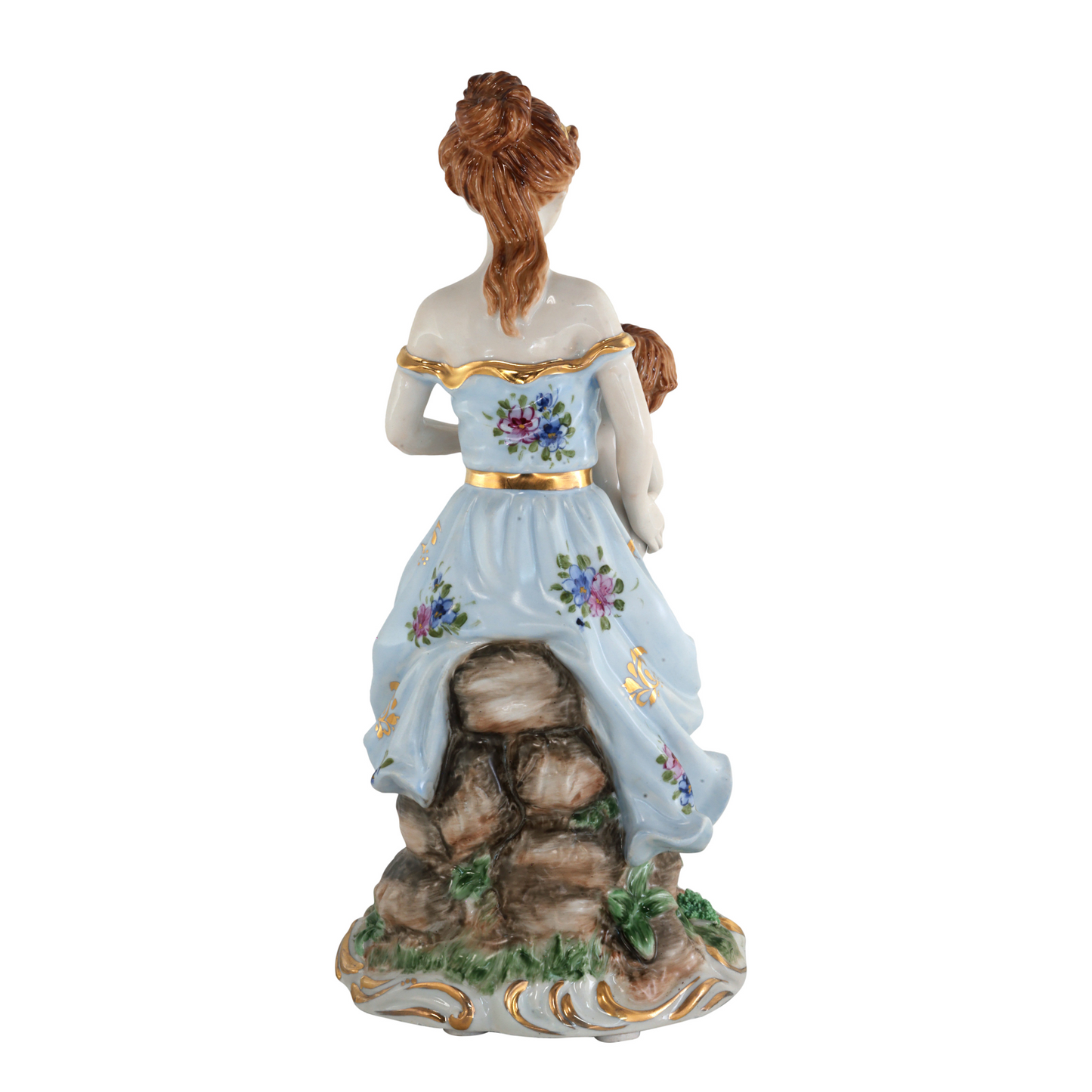 Mother and Child Porcelain Figurine