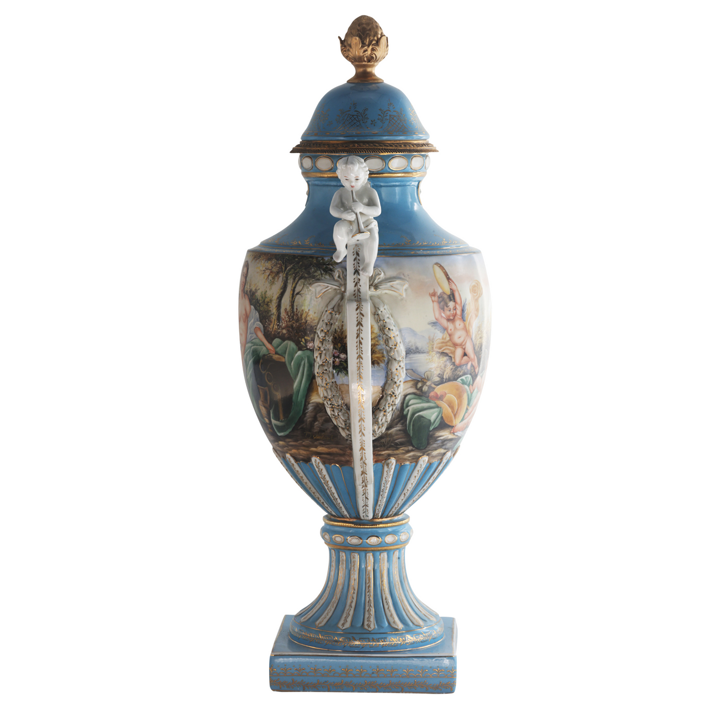 Gorgeous Hand Painted Porcelain Vase