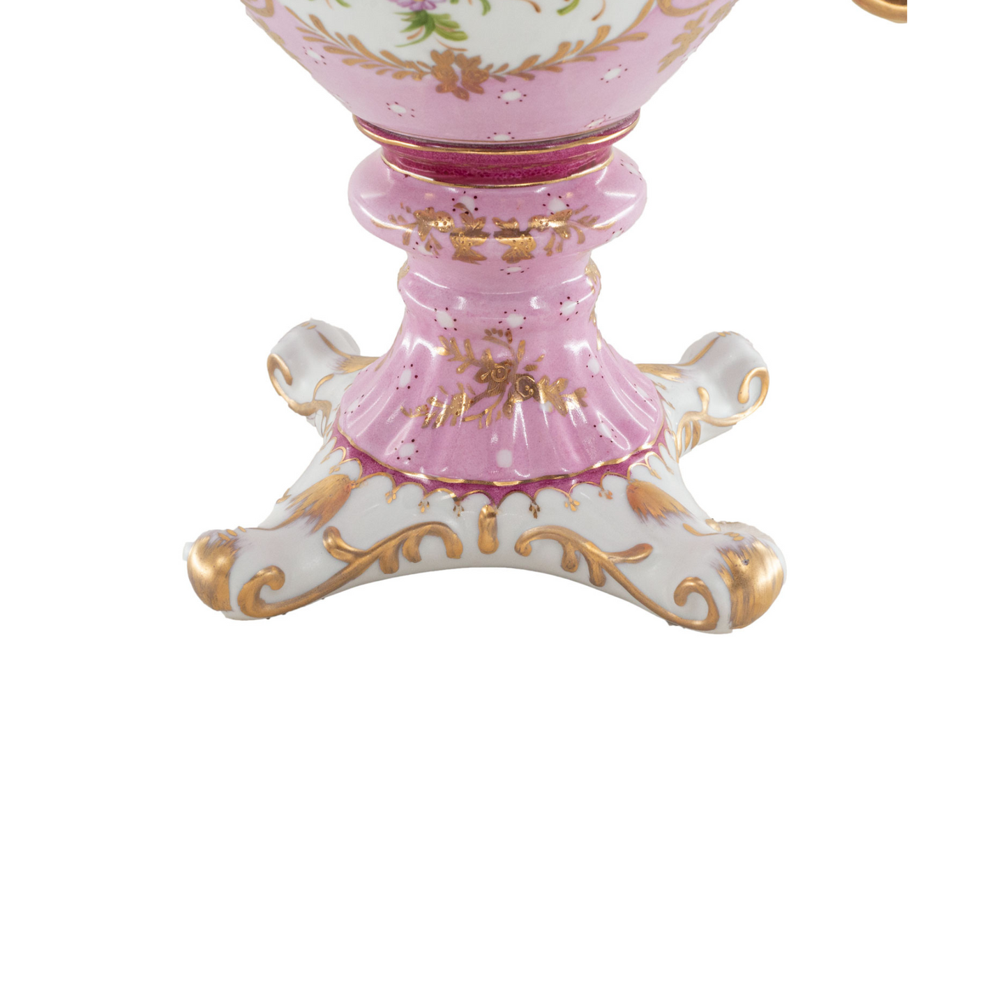 Cherub Hand-painted Porcelain Vase