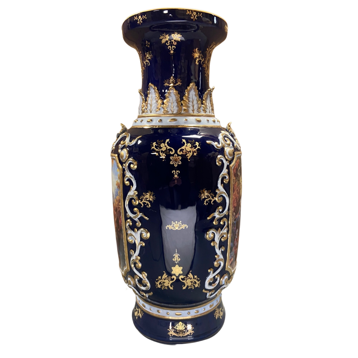 Deep Blue Society Vase