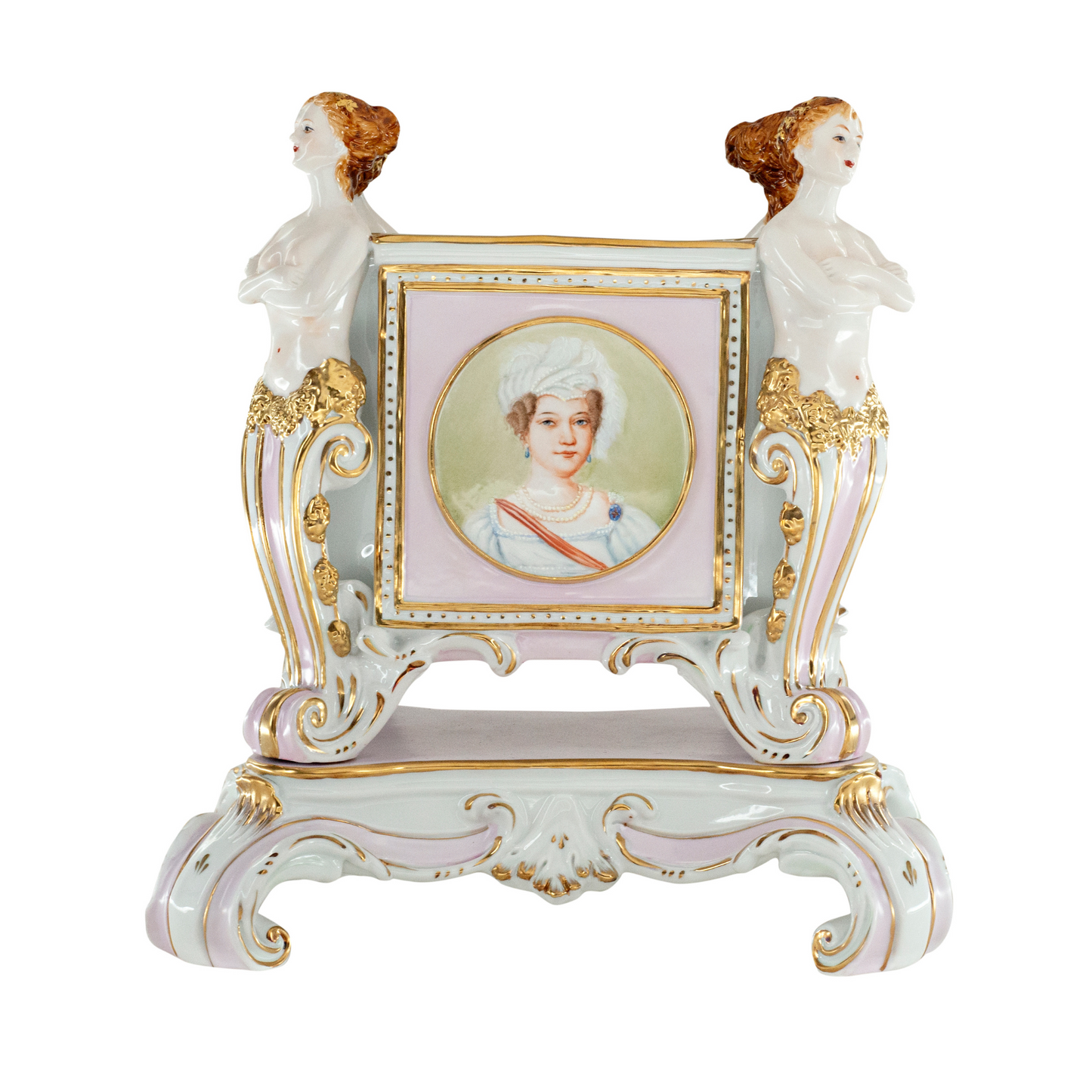 Four Mermaid Square Porcelain Bowl