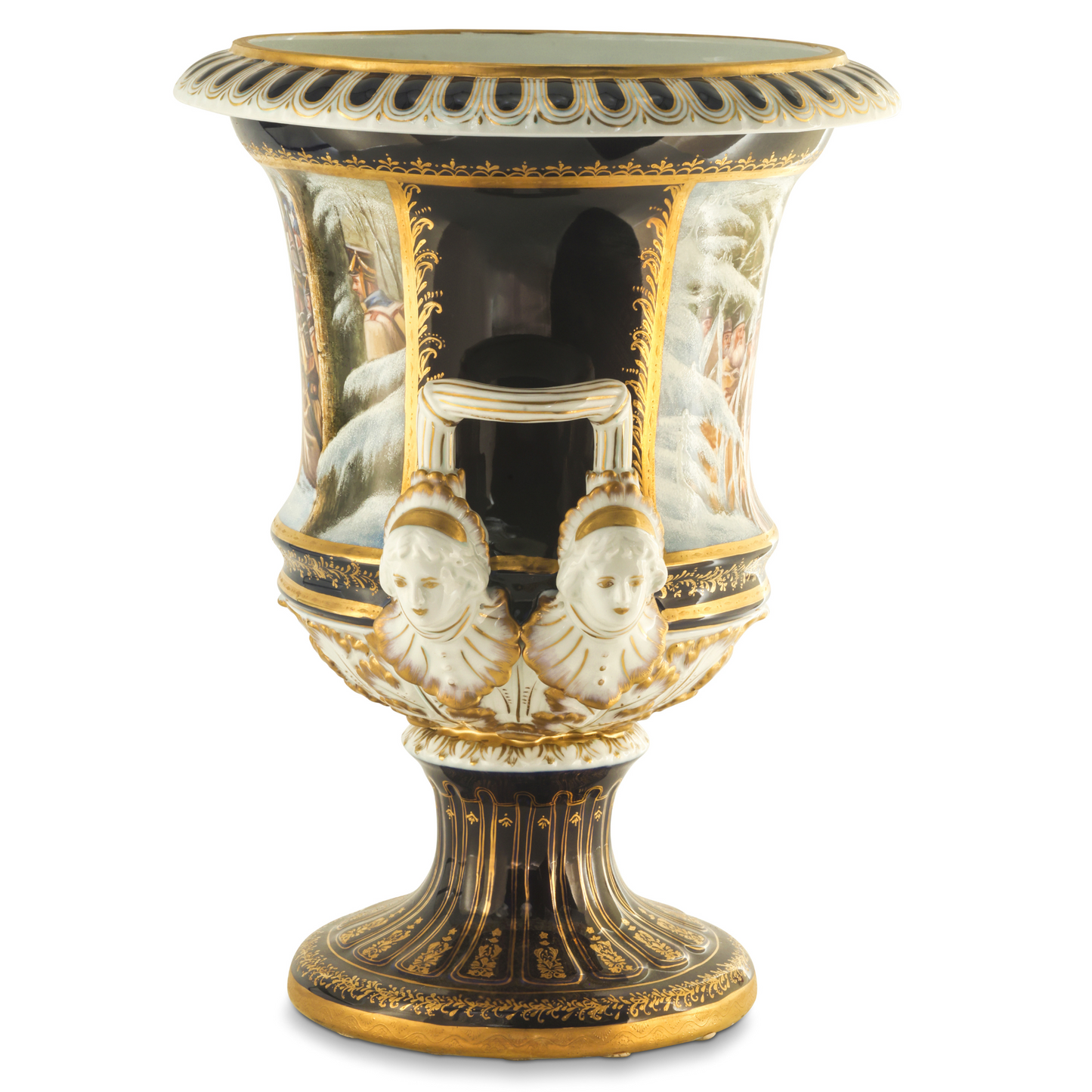 Medium Rococo Krater Pot