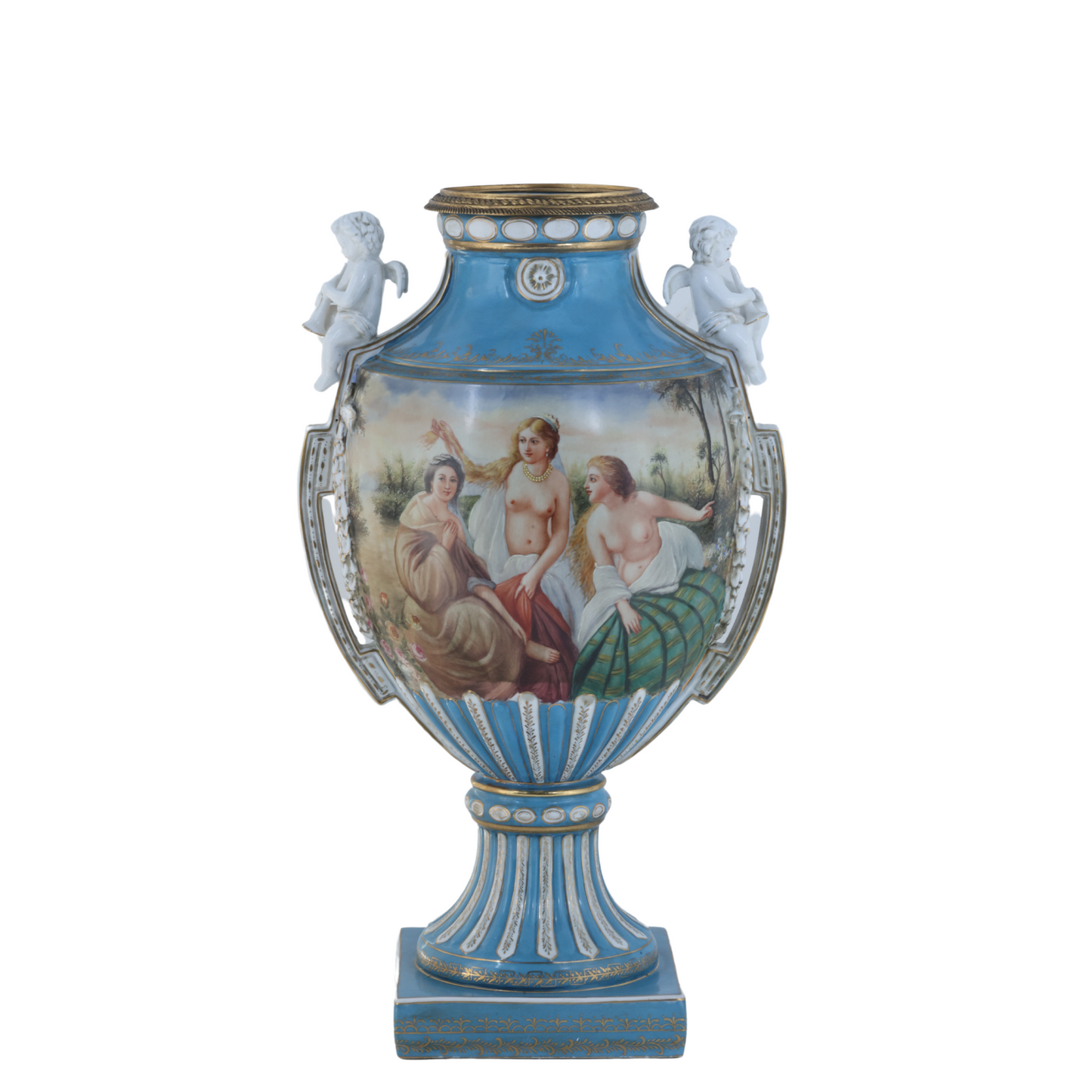 Gorgeous Hand Painted Porcelain Vase