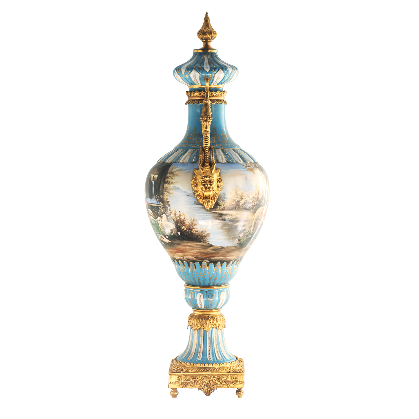 Detailed Ornate Porcelain Urn