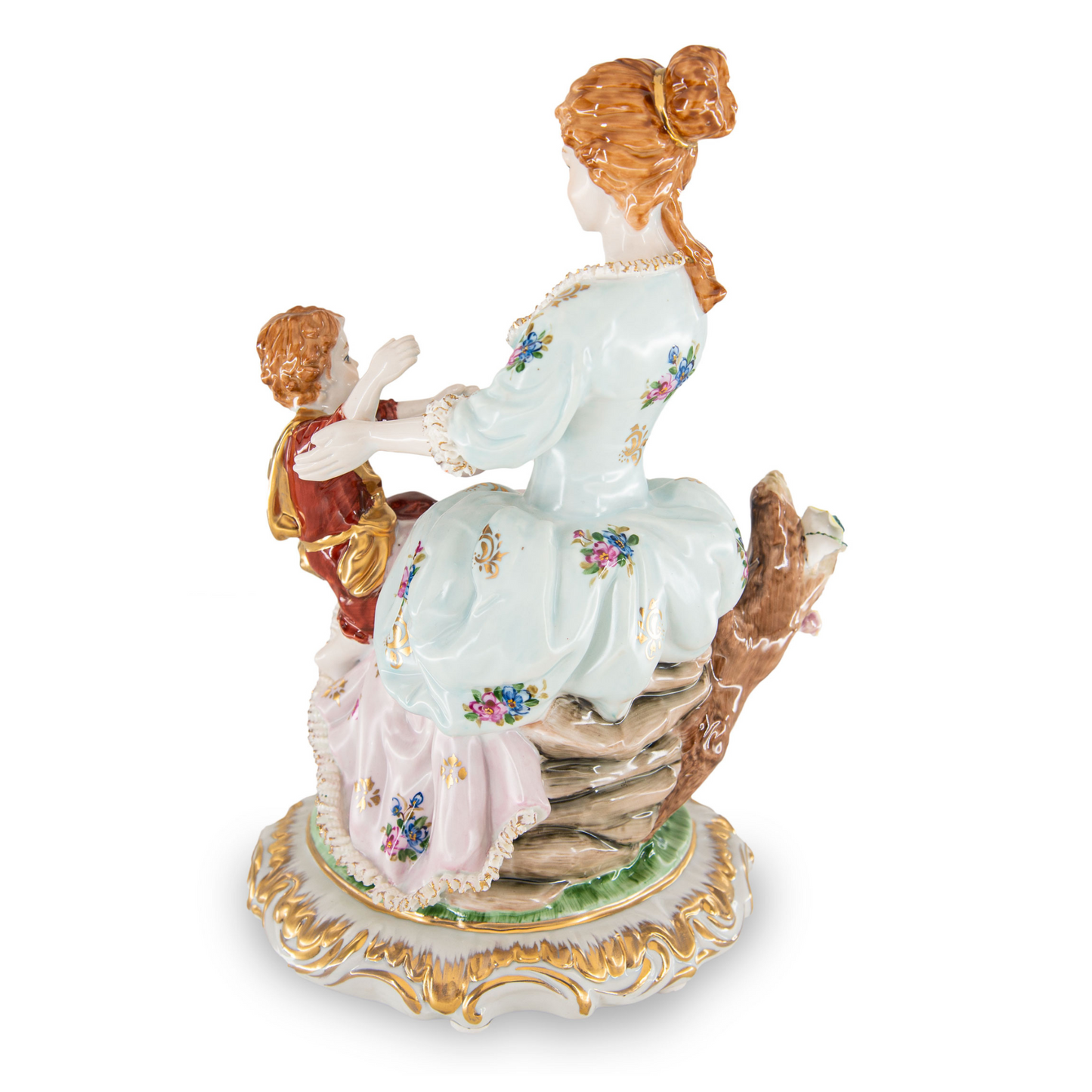 Figura de Porcelana Encaje Red Madre e Hijo