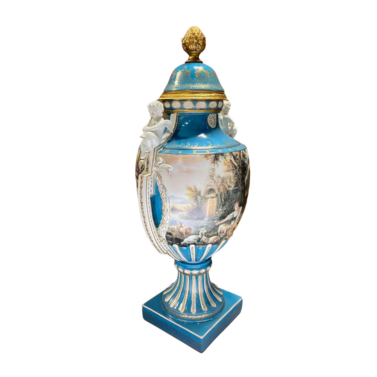 Gorgeous Hand Painted Porcelain Vase