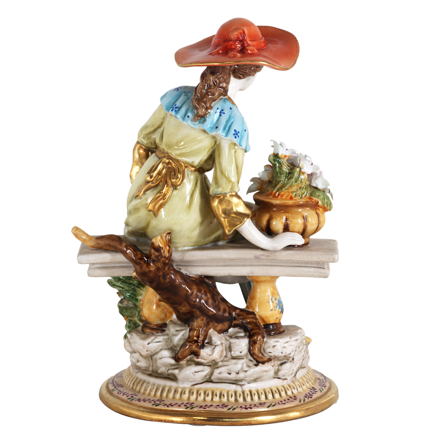 Hand-painted Porcelain Lady Figurine