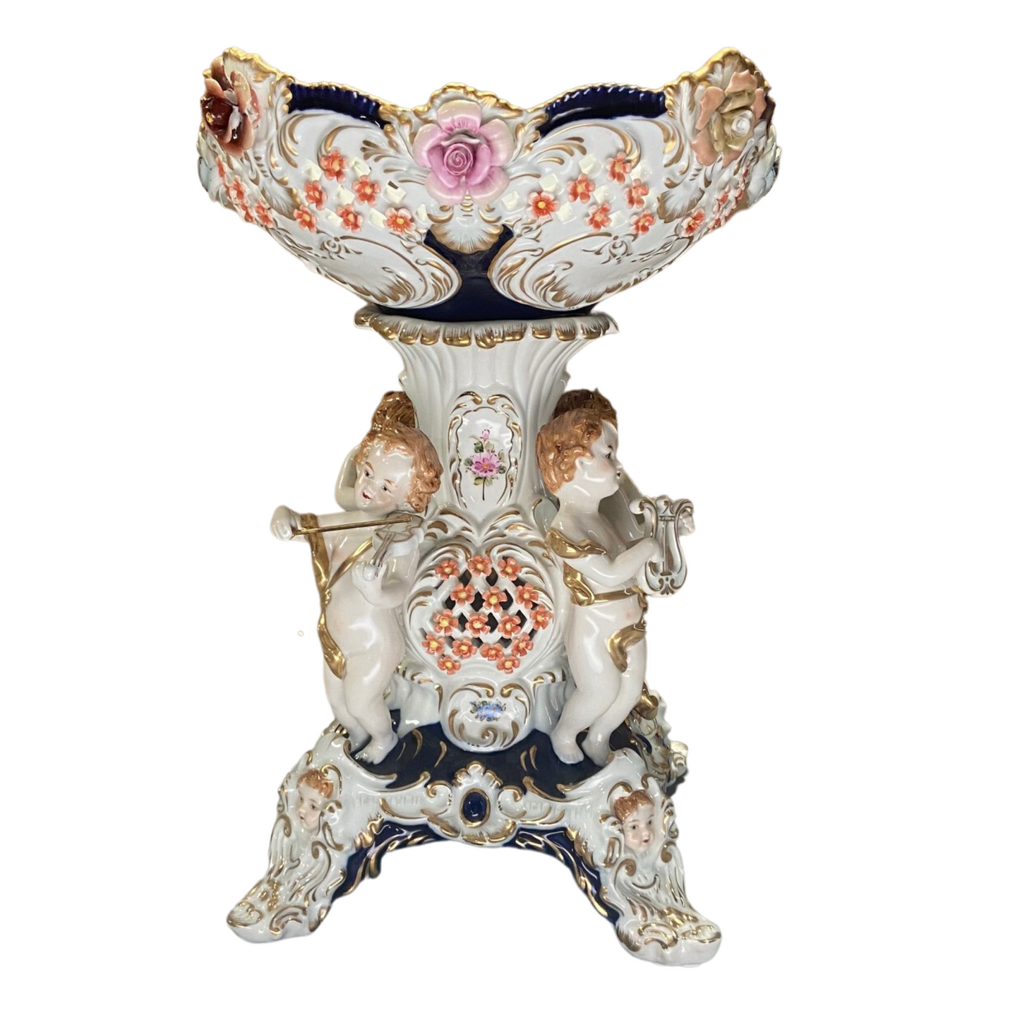 Porcelain Cherub Bowl
