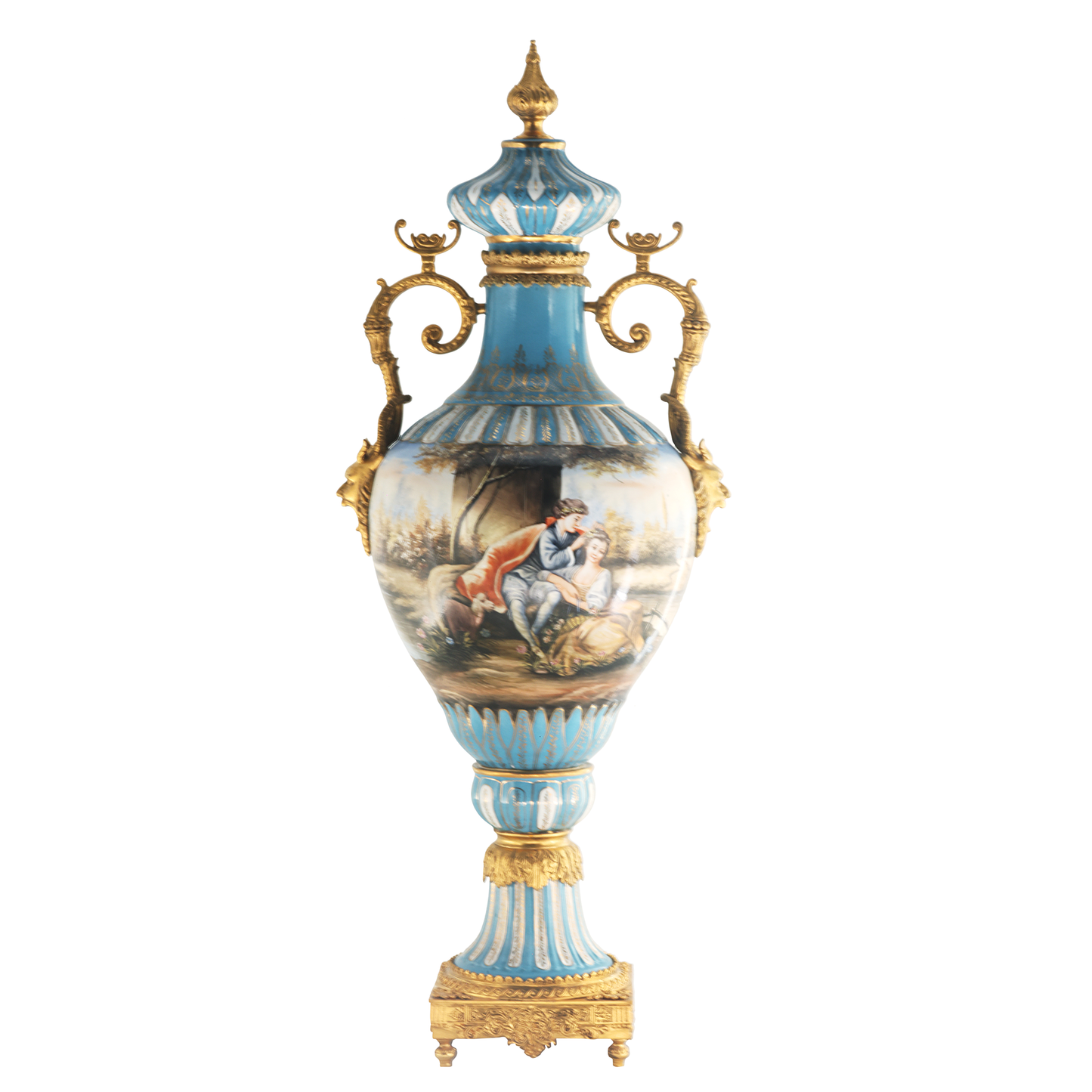 Detailed Ornate Porcelain Urn