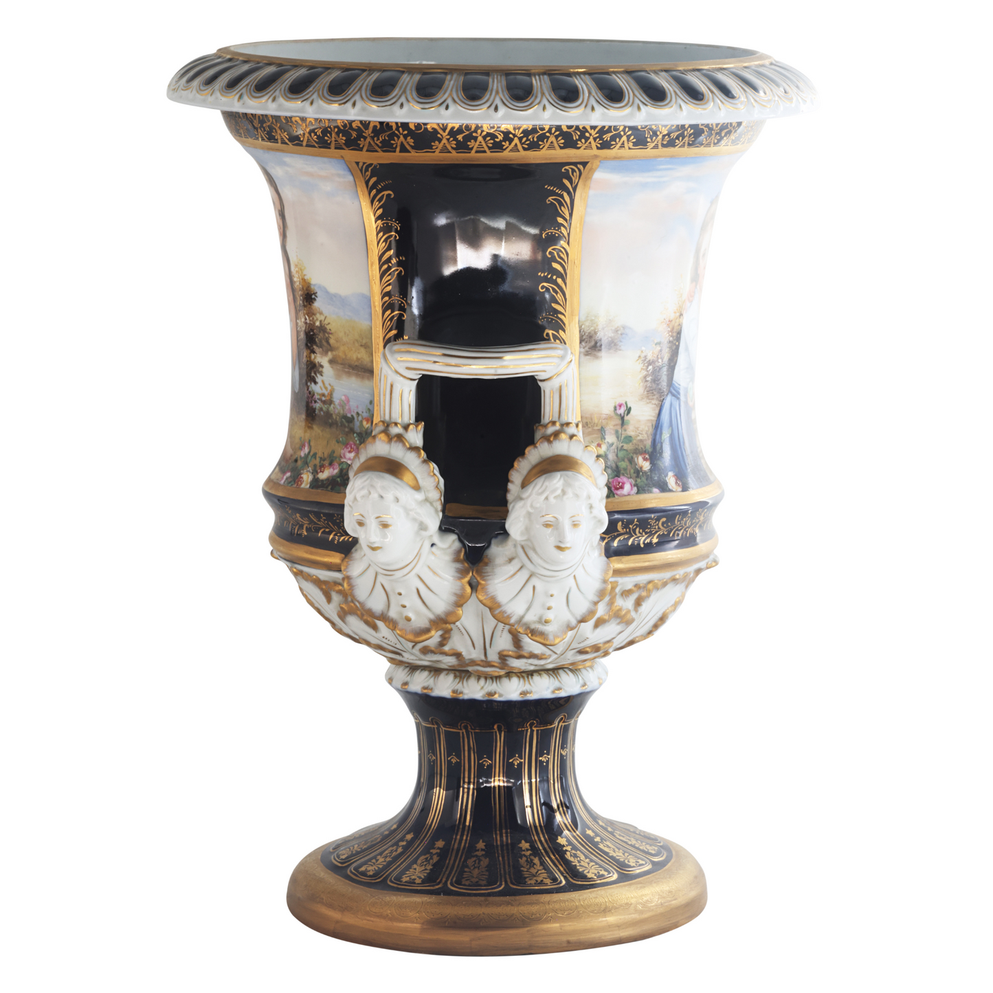 Medium Rococo Krater Pot
