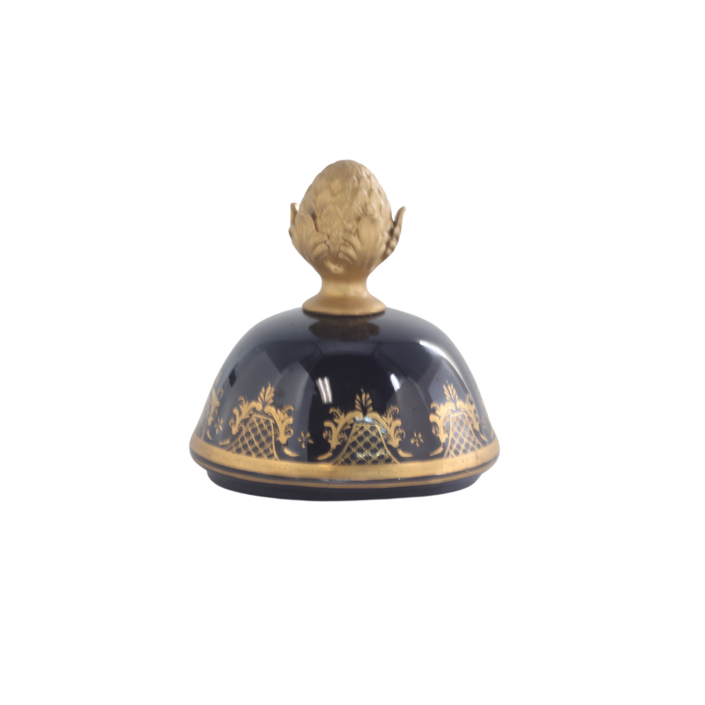 Gorgeous Hand-painted Porcelain And Bronze Vase