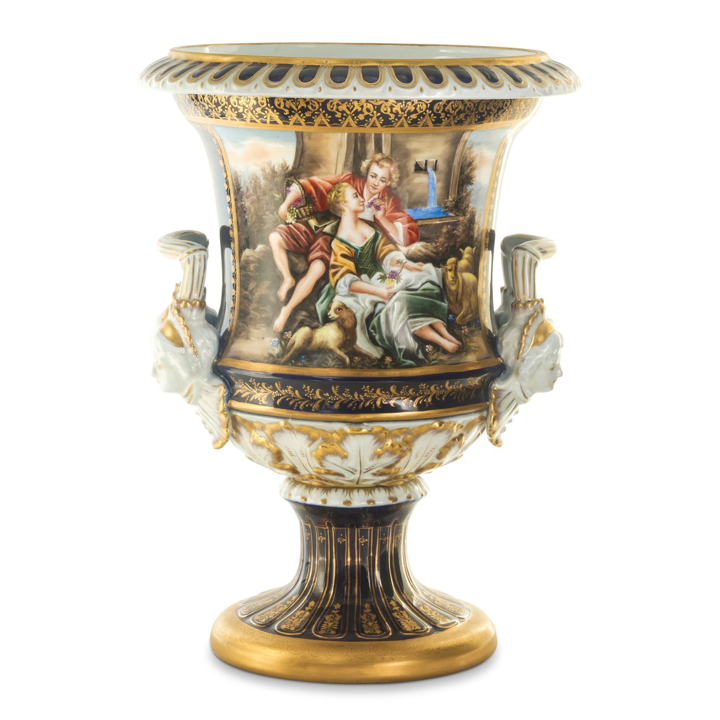 Medium Rococo Krater Pot