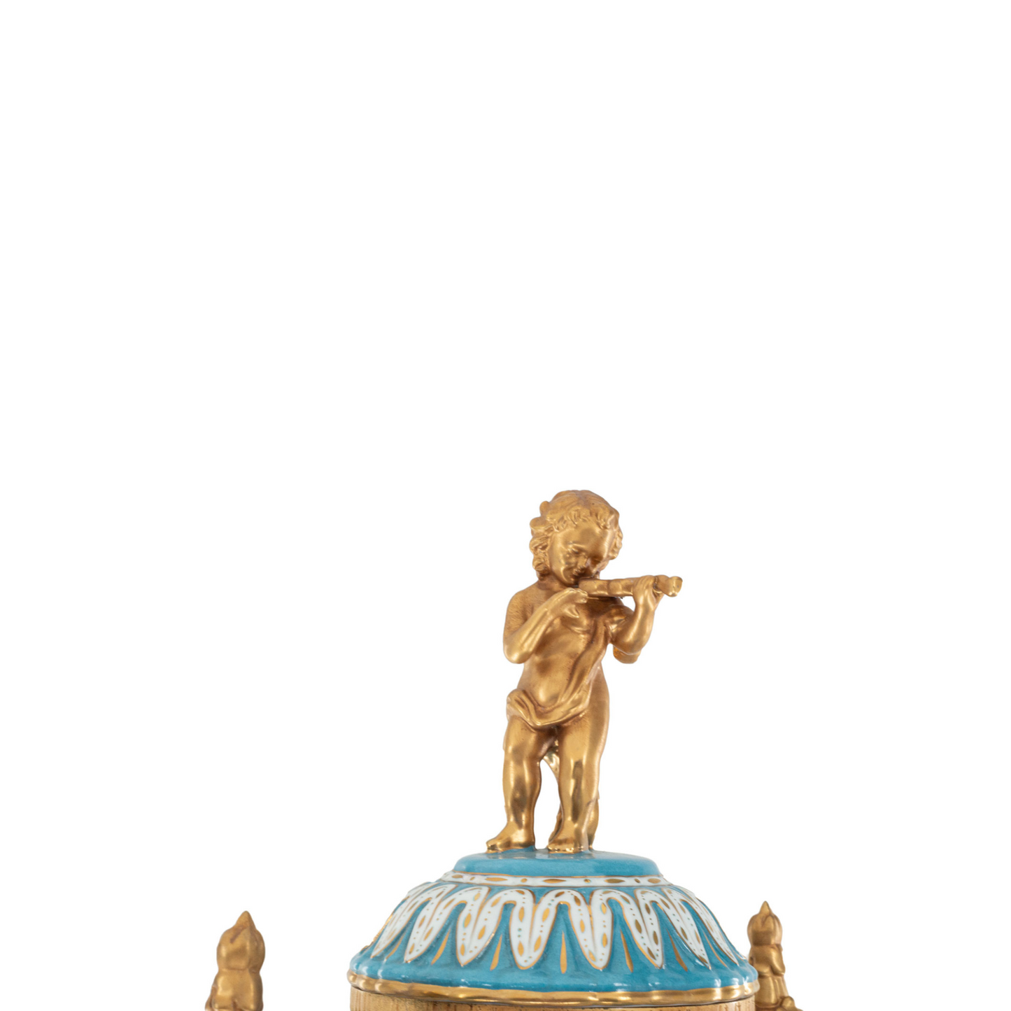 Porcelain Lady Handle Urn