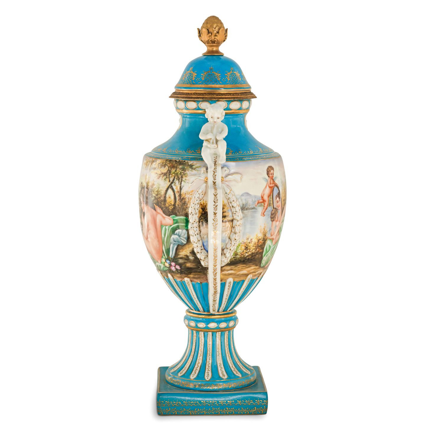 Gorgeous Hand Painted Porcelain Vase