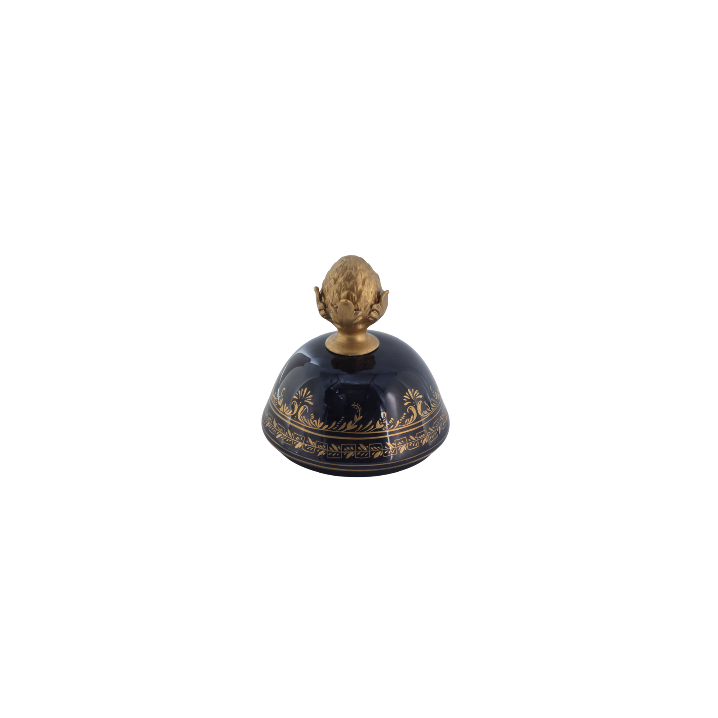 Gorgeous Hand-painted Porcelain And Bronze Vase