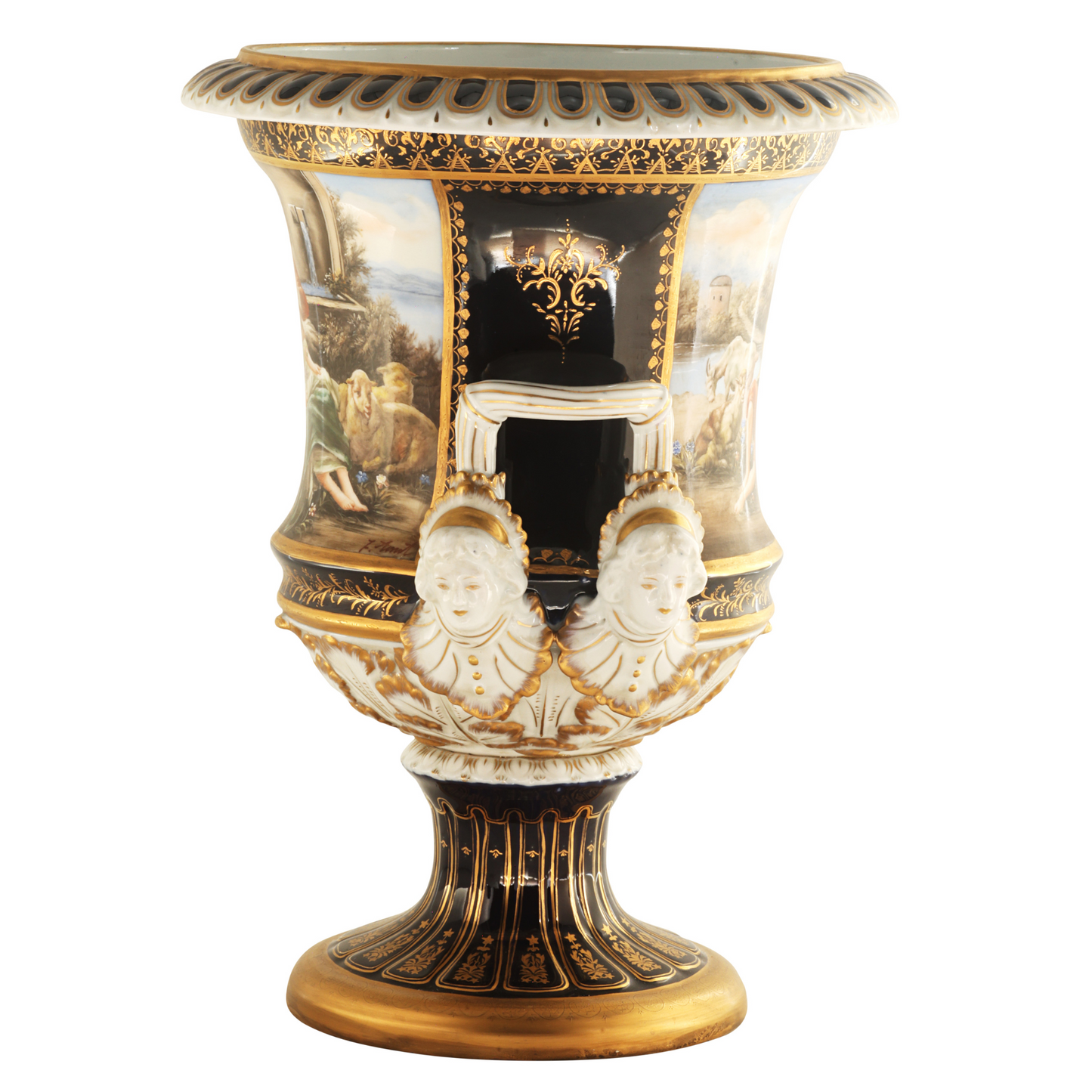 Medium Rococo Krater Pot