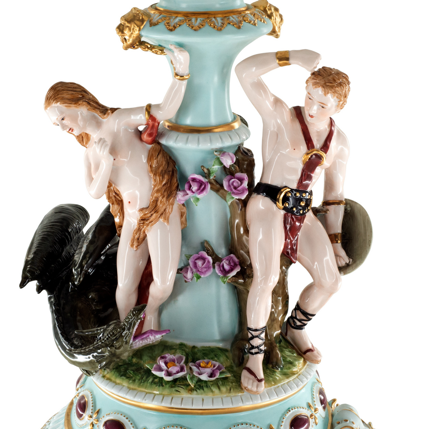 Porcelain Decorative Warrior Bowl