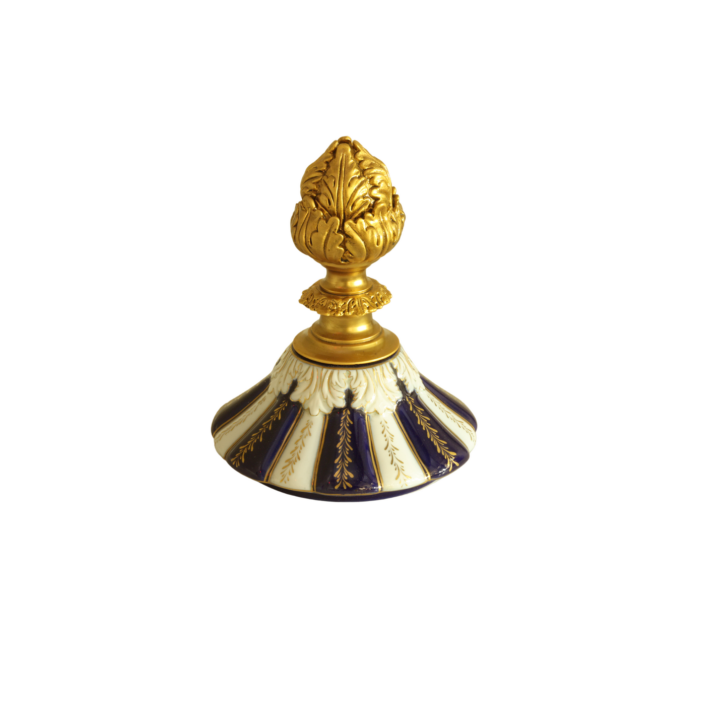 Hand-Painted Ornate Handle Society Vase