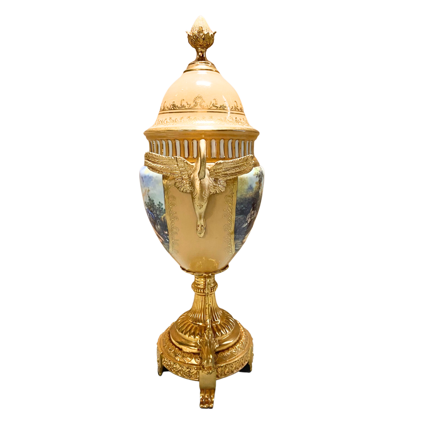 Baroque Motif Covered Jar