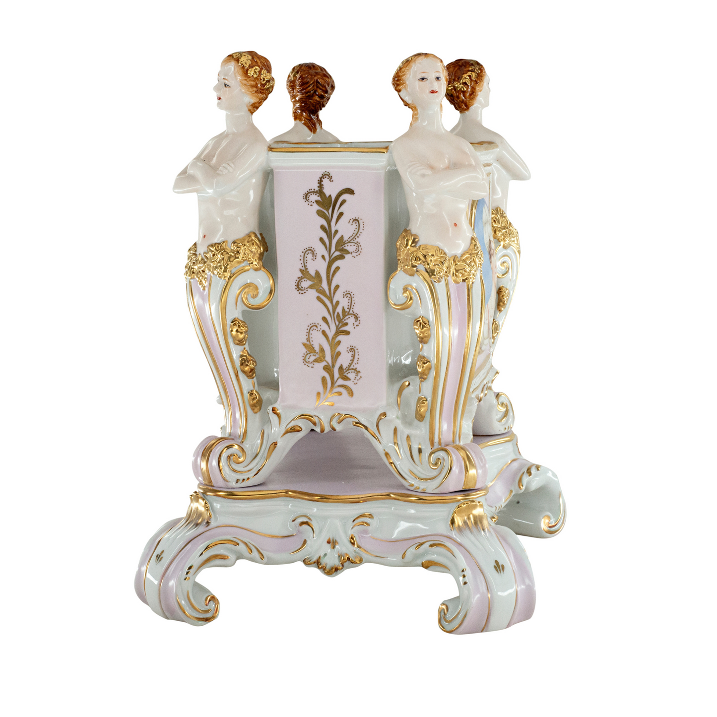 Four Mermaid Square Porcelain Bowl