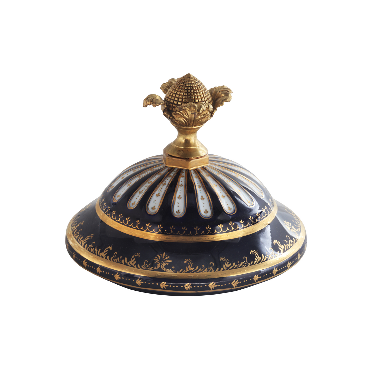 Hand Painted Rococo Style Porcelain Vase
