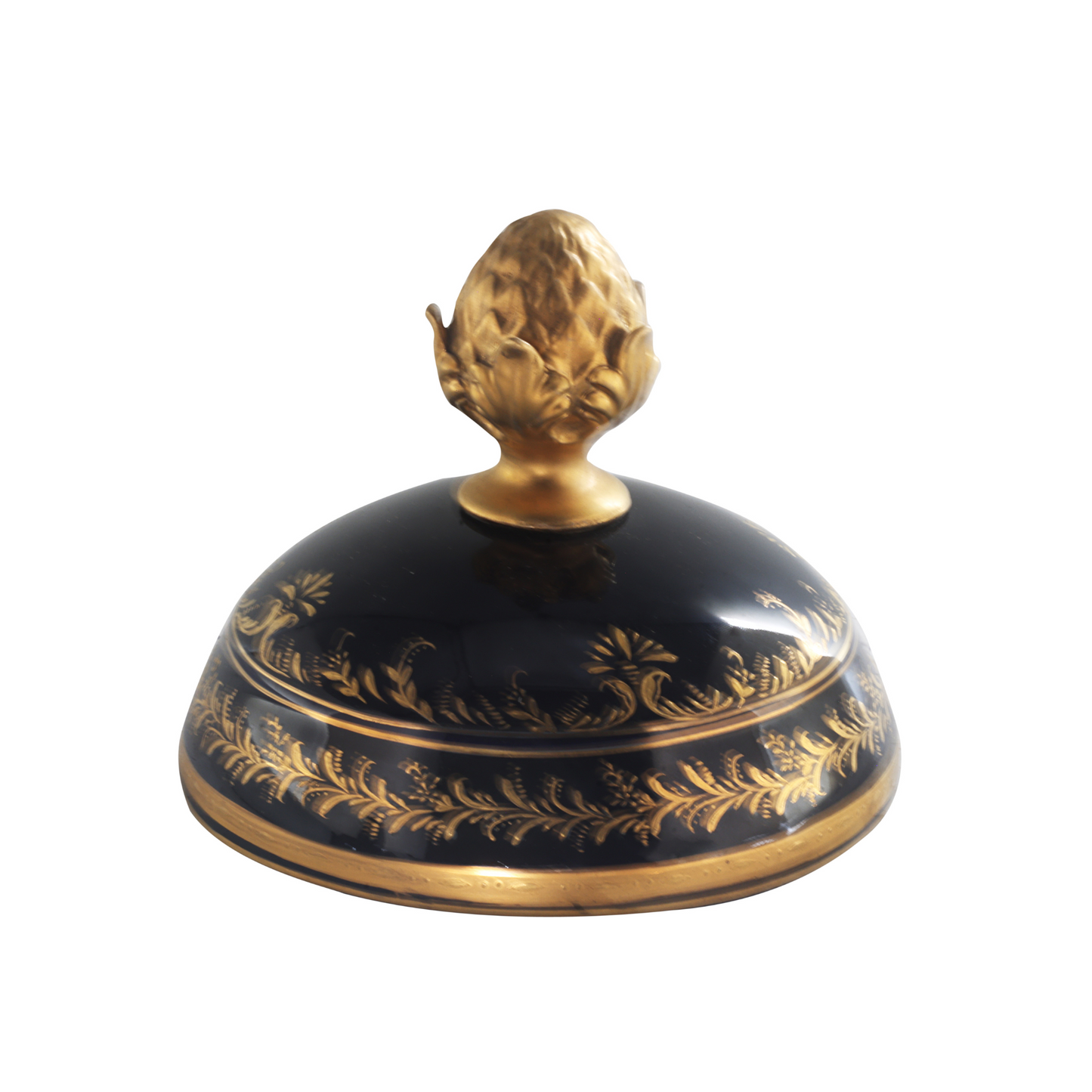 Gorgeous Hand-painted Porcelain And Bronze Vase