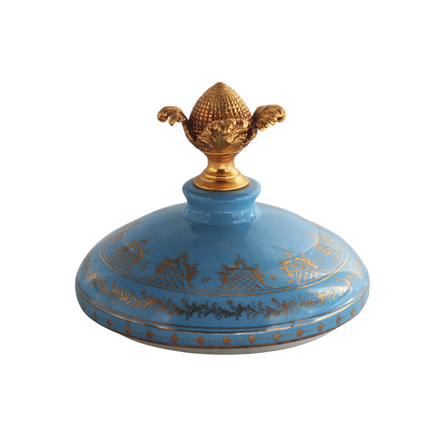 Bronze Handle Porcelain Jar