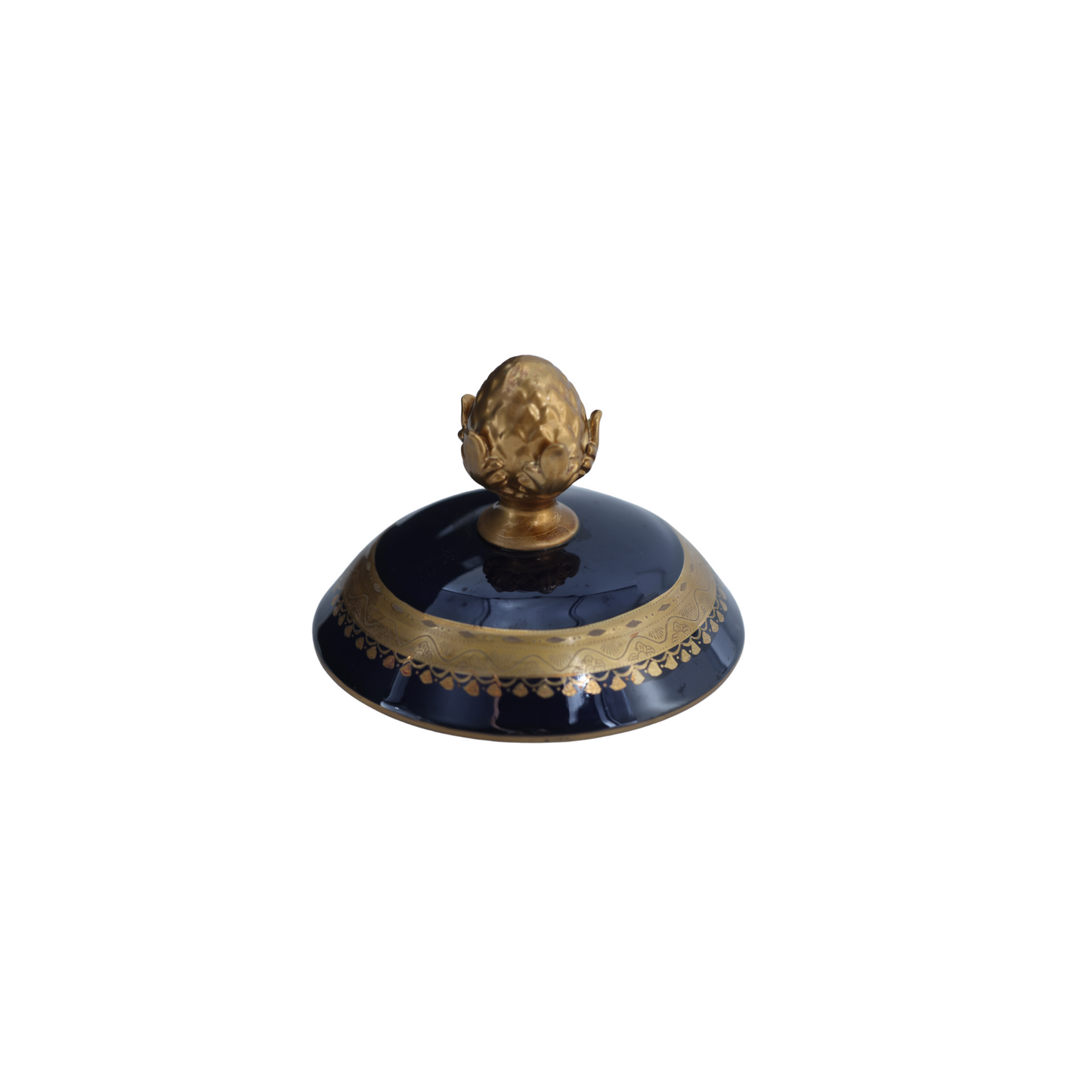 Gorgeous Hand-painted Porcelain And Bronze Vase