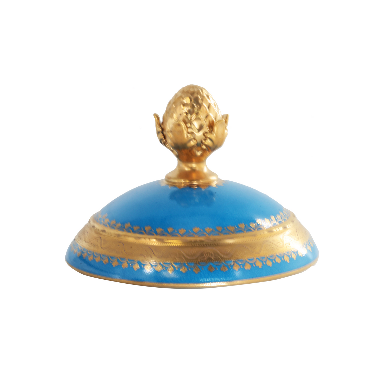 Gorgeous Hand-painted Porcelain And Bronze Vase