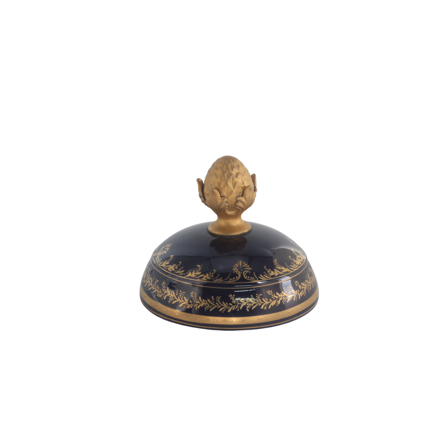 Gorgeous Hand-painted Porcelain And Bronze Vase