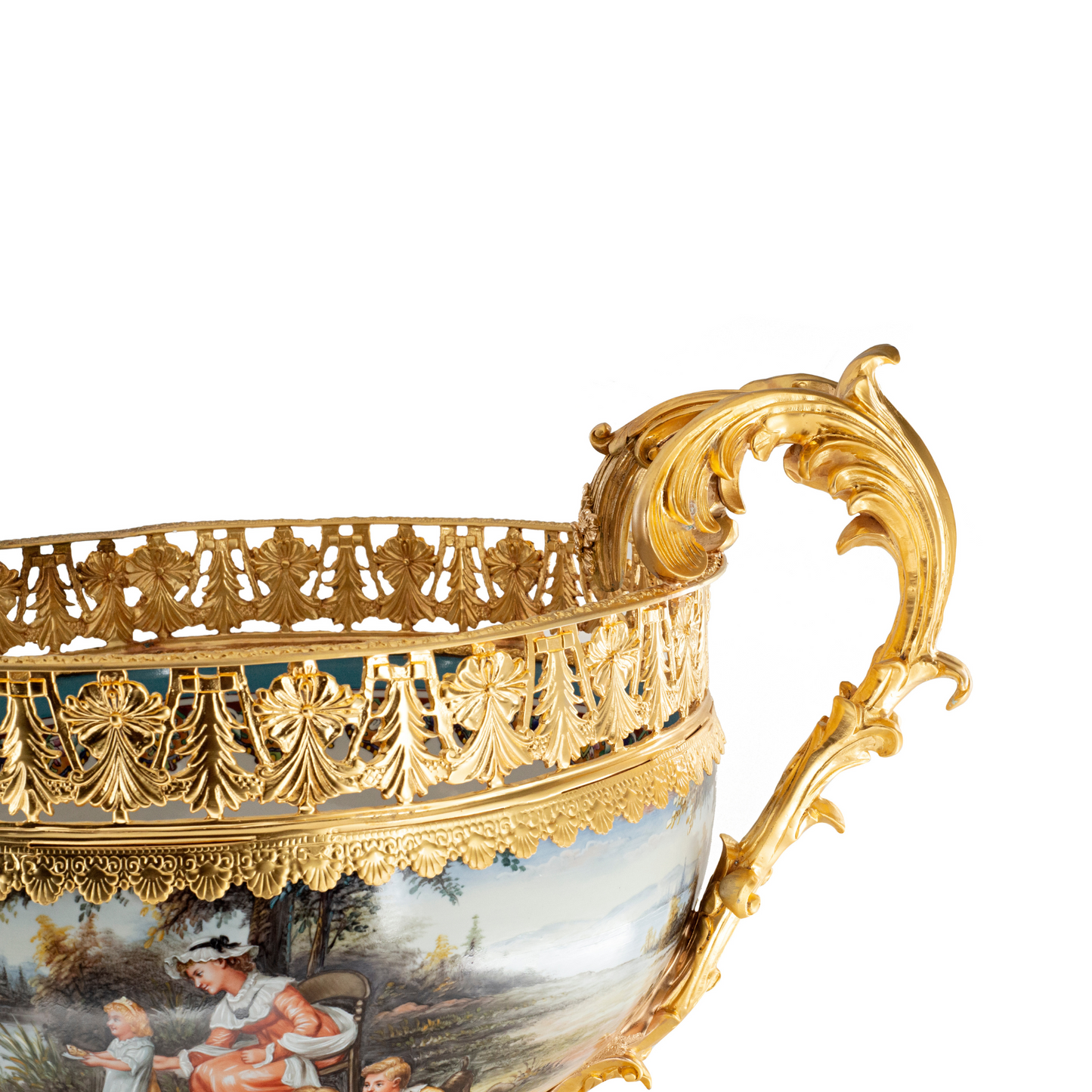 Porcelain Decorative Center Piece Bowl