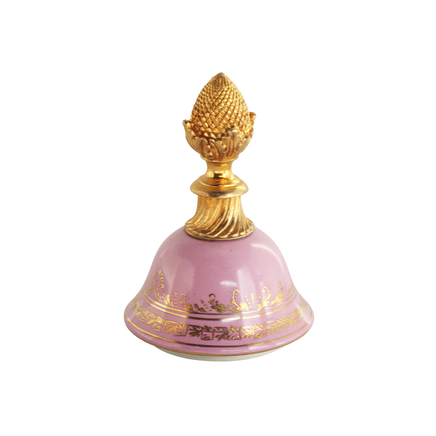 Striking Porcelain And Bronze Handle Vase