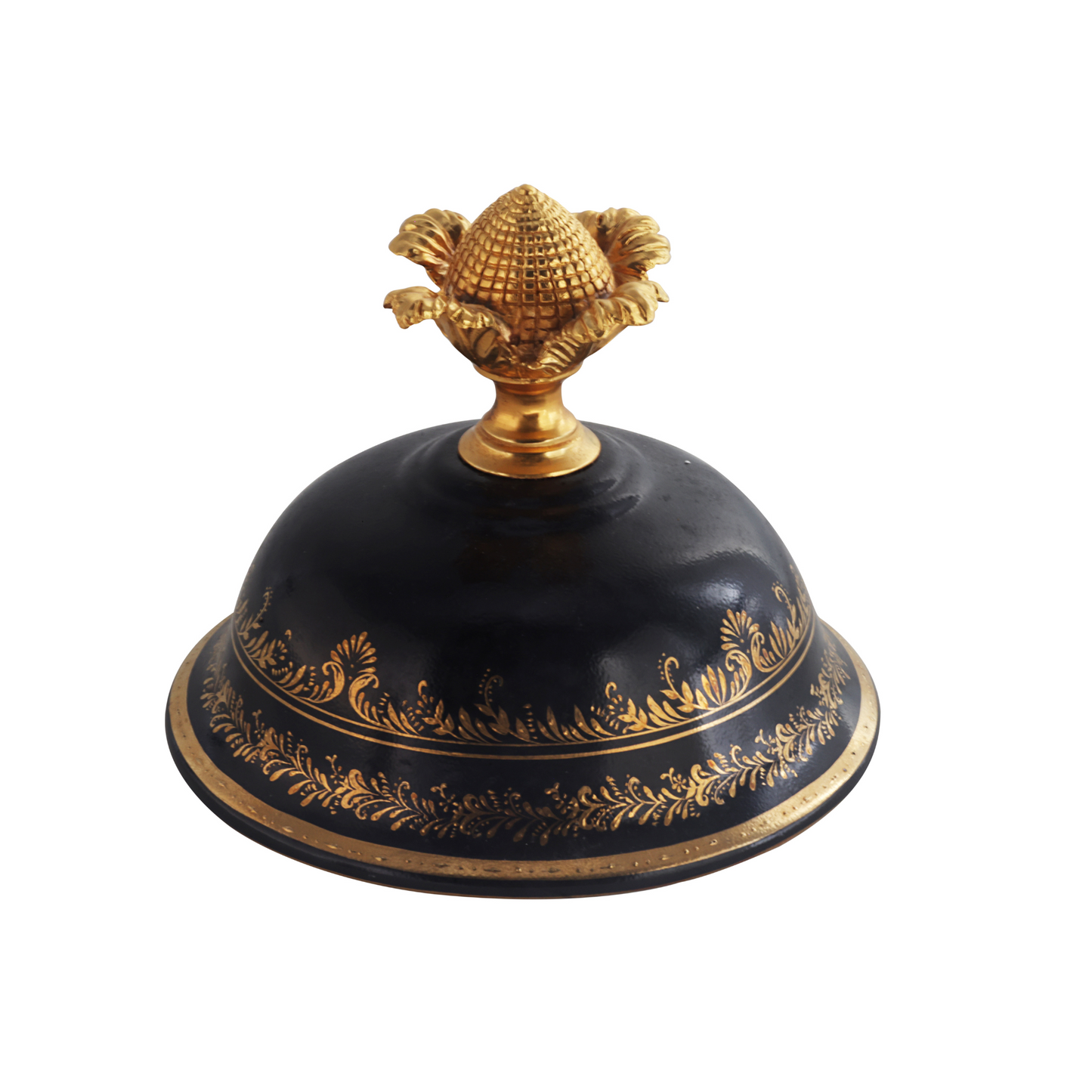 Tarro Popurrí De Porcelana Y Bronce