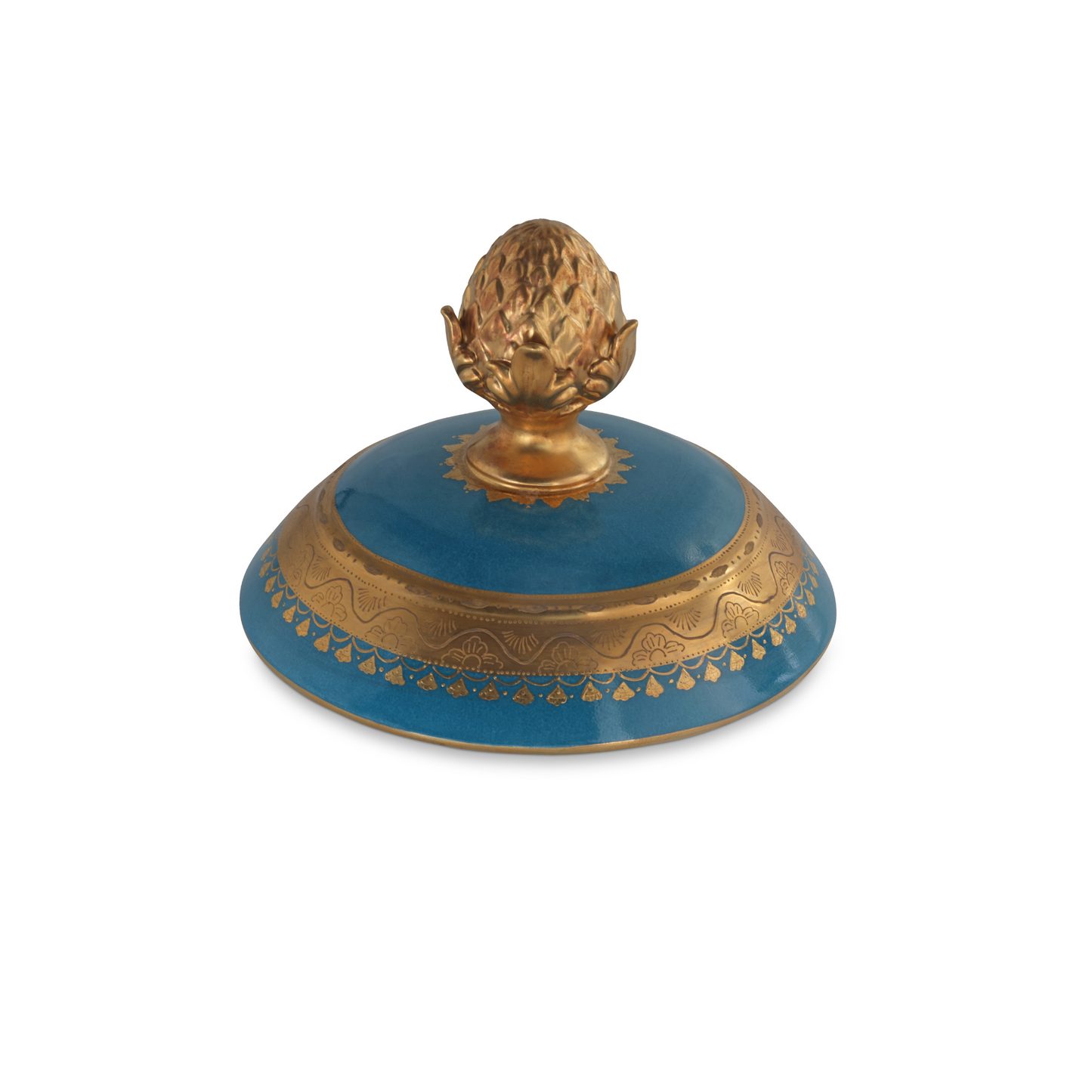 Gorgeous Hand-painted Porcelain And Bronze Vase