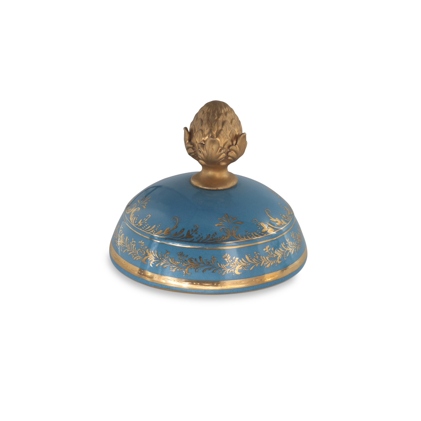 Gorgeous Hand-painted Porcelain And Bronze Vase