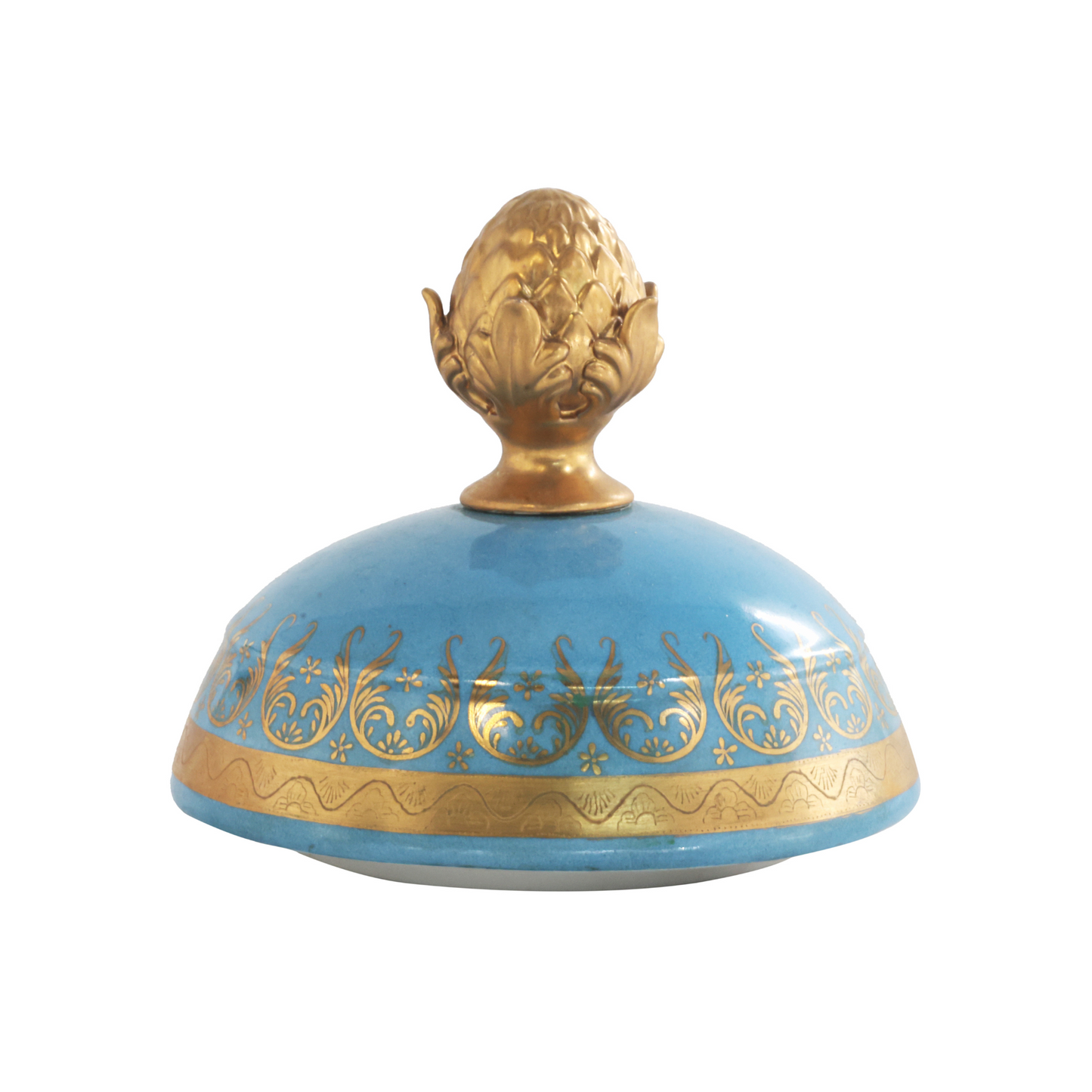 Gorgeous Hand-painted Porcelain And Bronze Vase