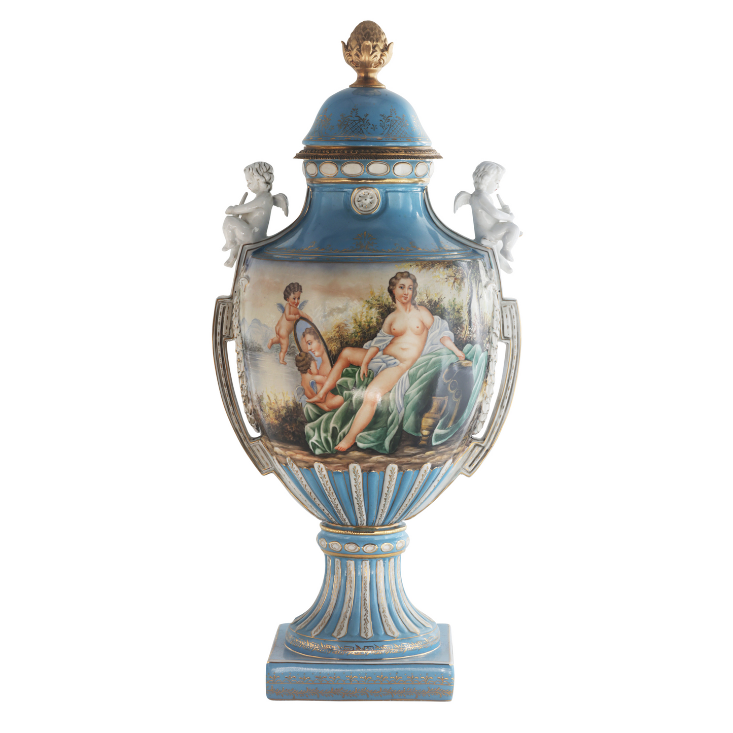Gorgeous Hand Painted Porcelain Vase