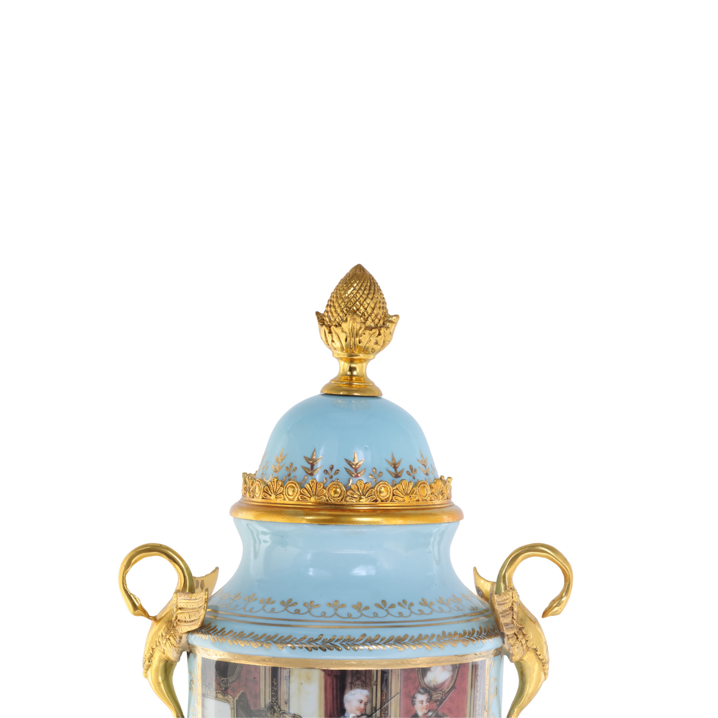 Baroque Motif Jar