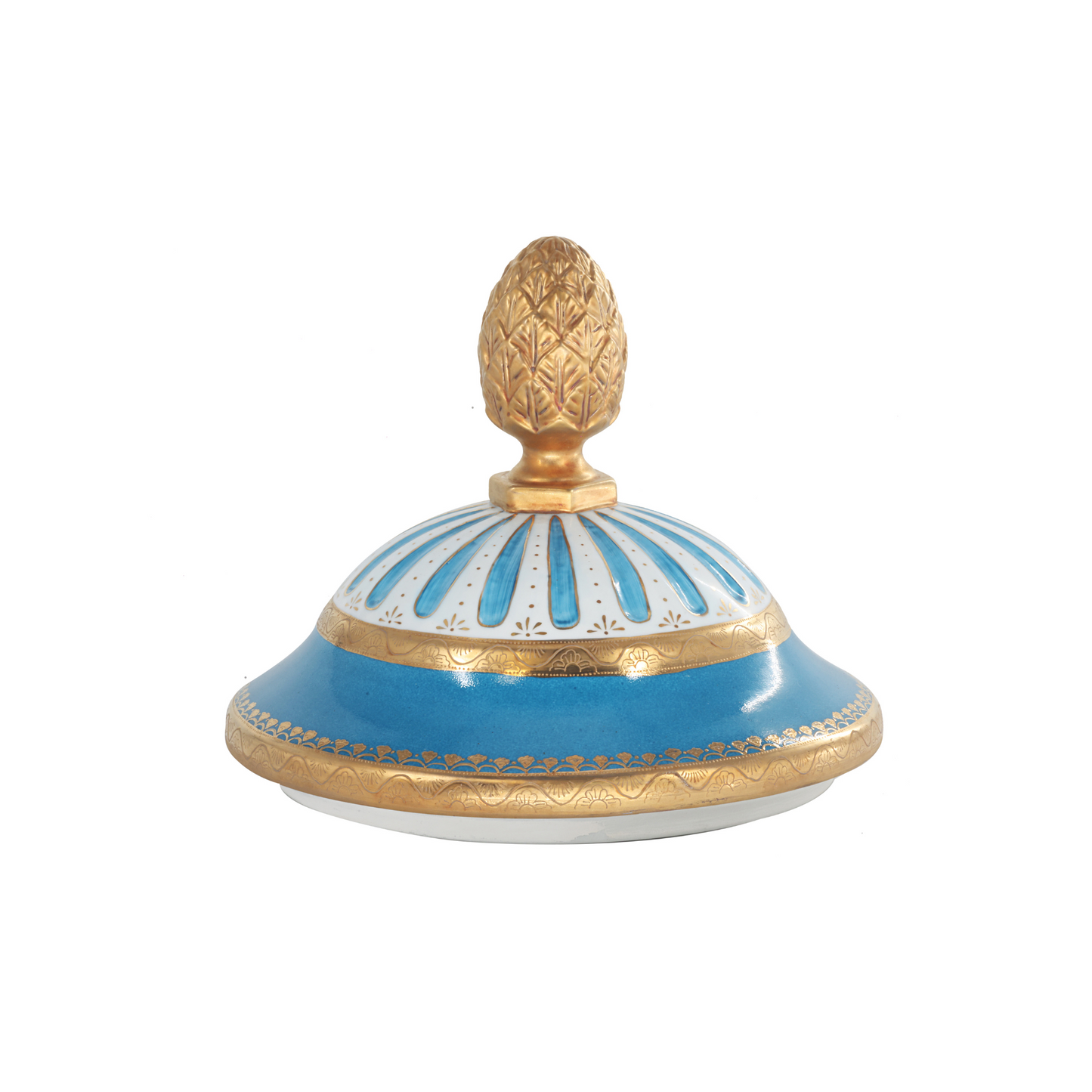 Hand Painted Rococo Style Porcelain Vase