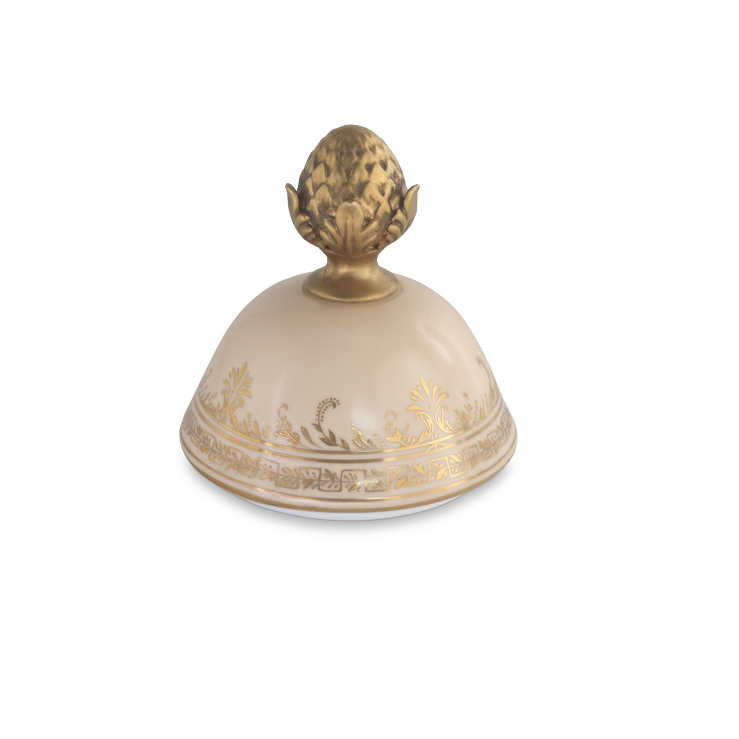 Gorgeous Hand-painted Porcelain And Bronze Vase