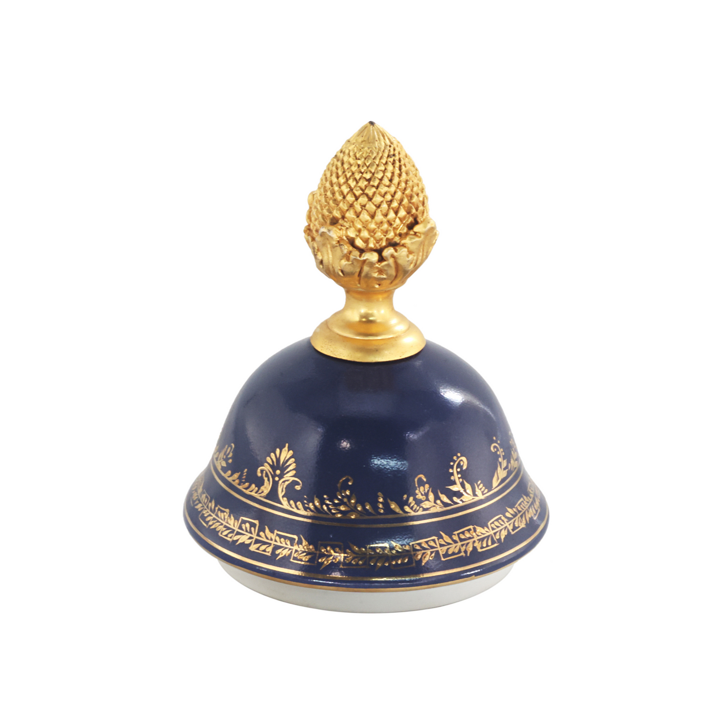 Bronze Handle Rococo Porcelain Vase