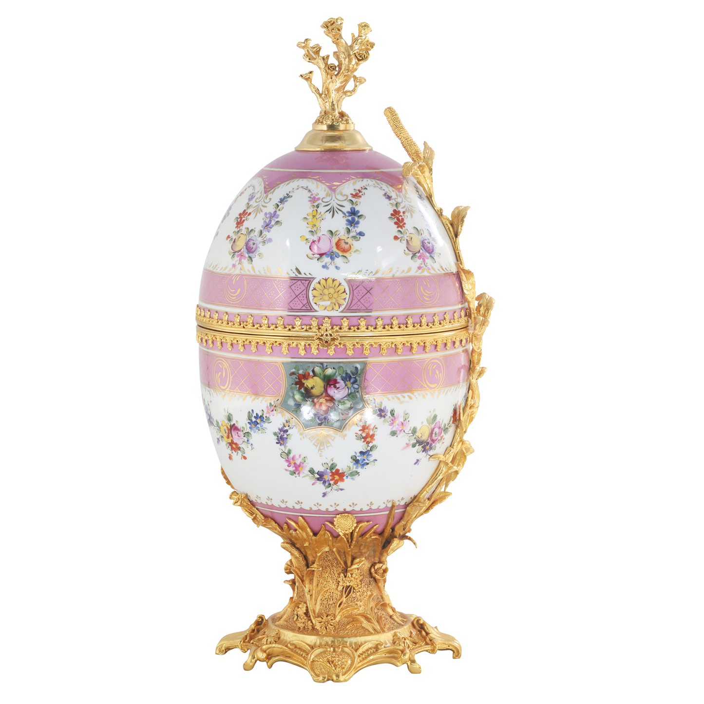 Egg Storage Jar with Bronze Detail