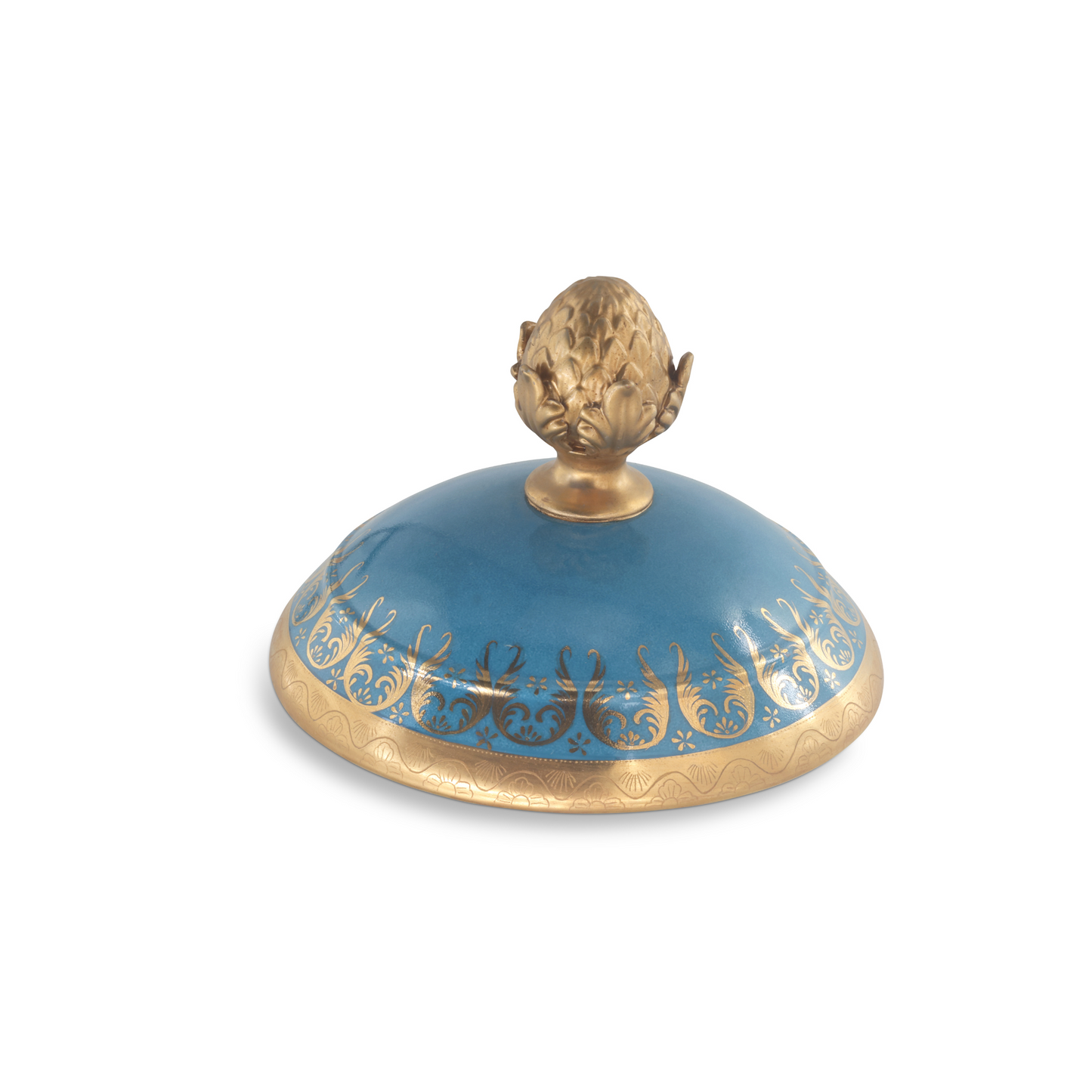 Gorgeous Hand-painted Porcelain And Bronze Vase