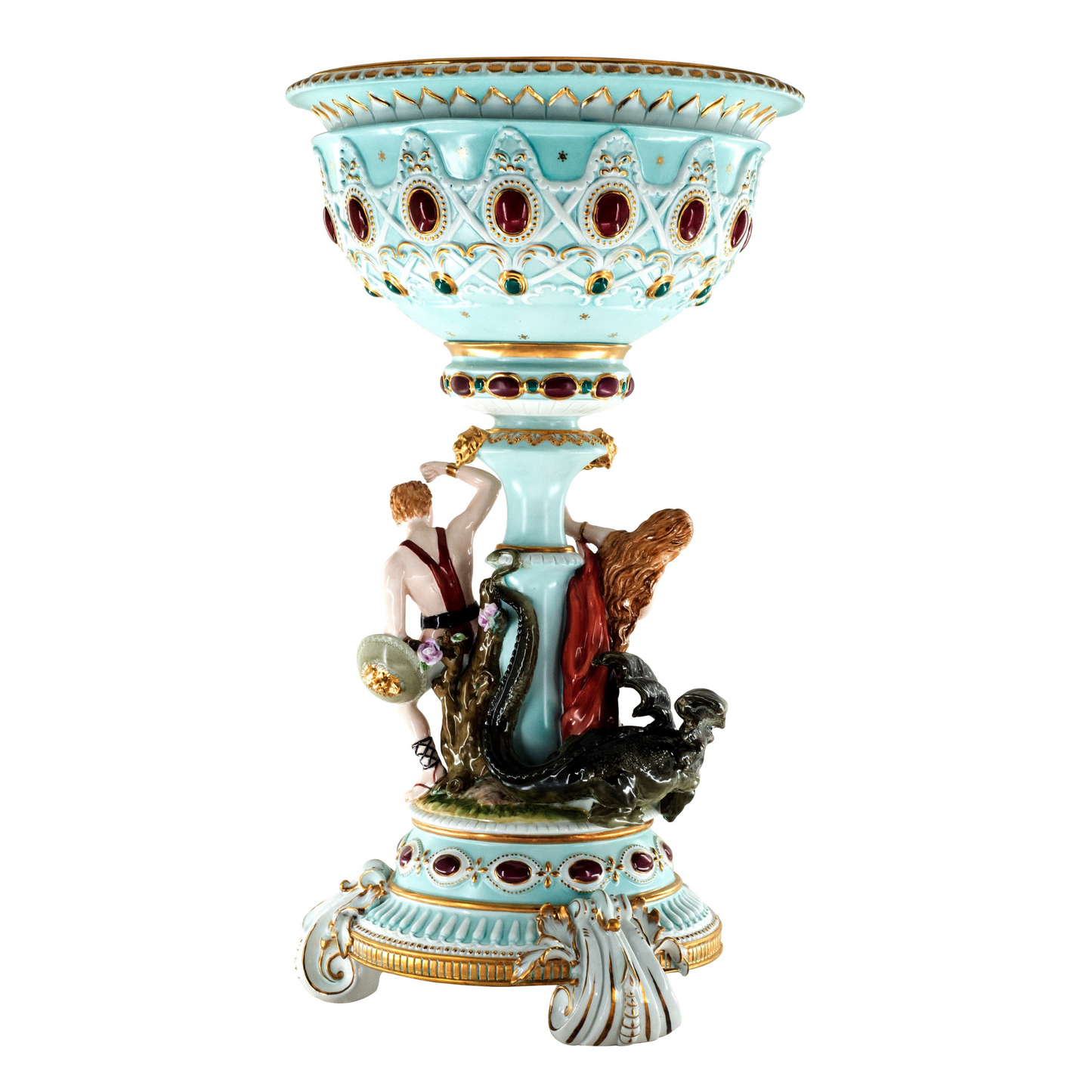 Porcelain Decorative Warrior Bowl
