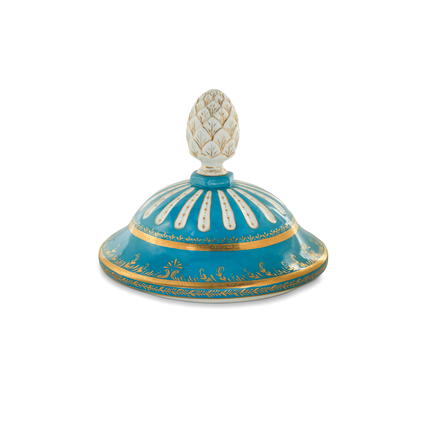 Hand Painted Rococo Style Porcelain Vase
