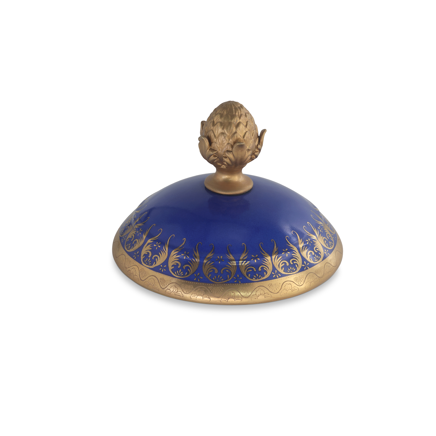Gorgeous Hand-painted Porcelain And Bronze Vase