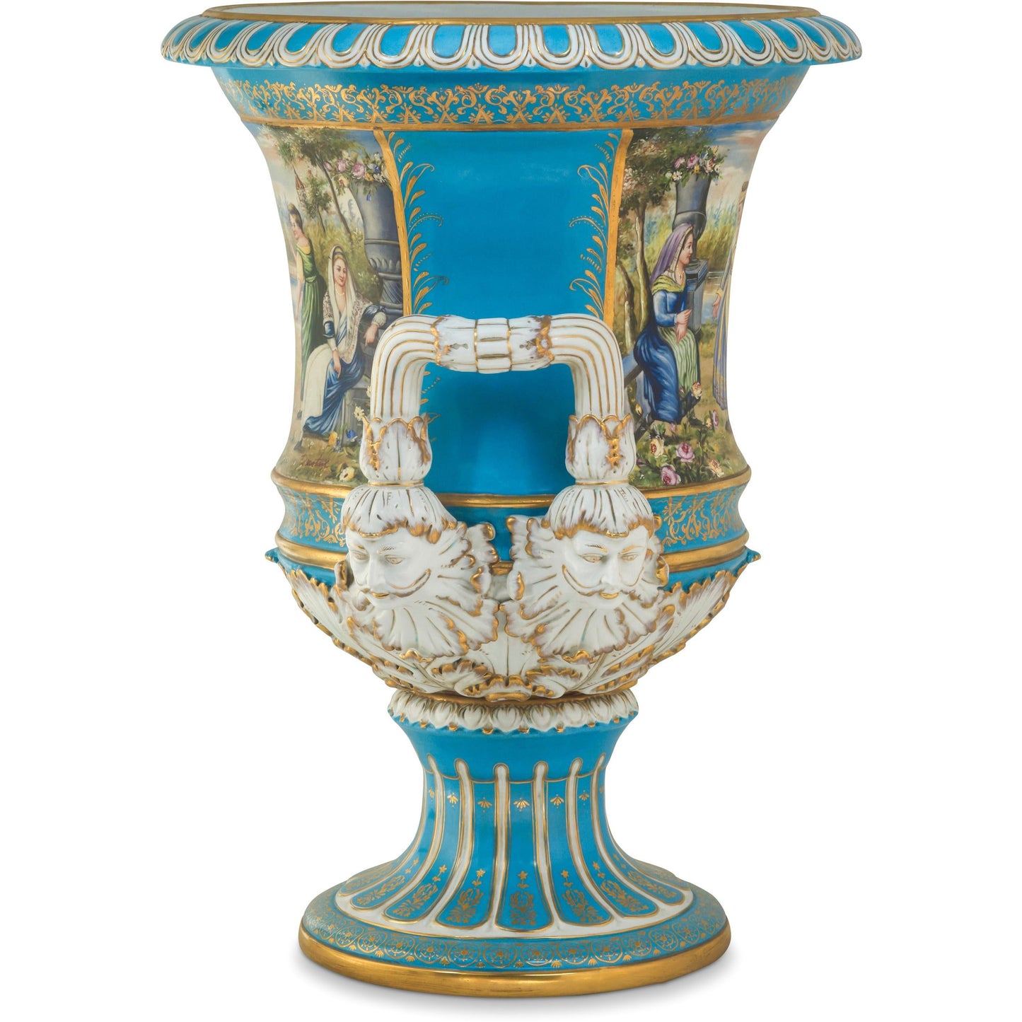 Large Rococo Krater Pot