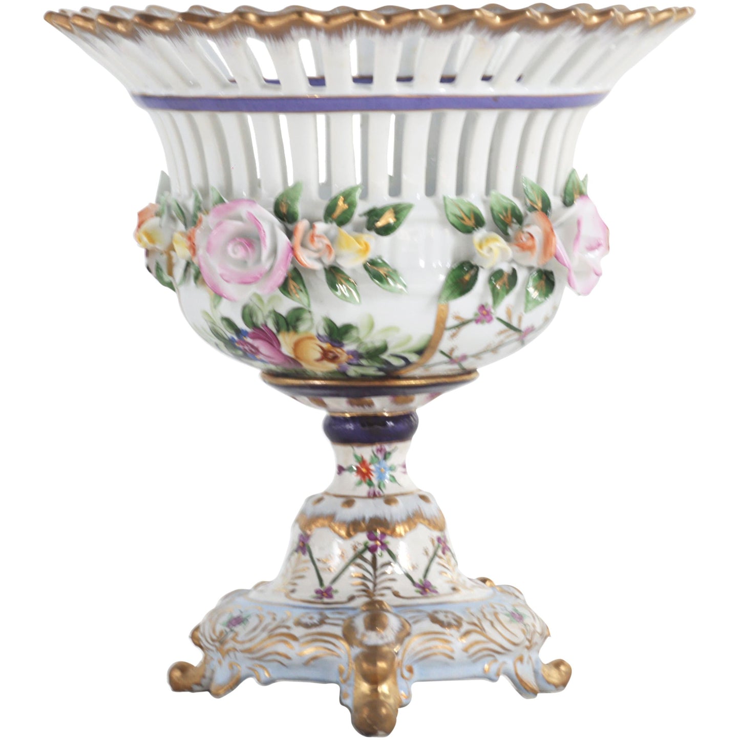 White Floral Bowl