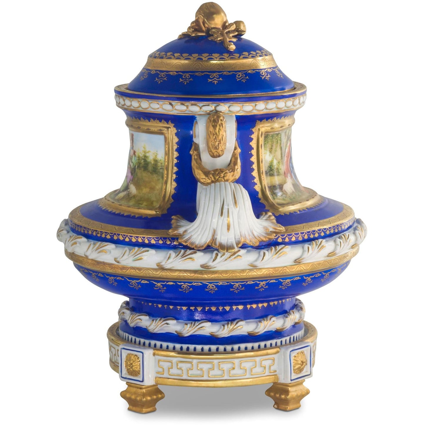 Gorgeous Hand Painted Porcelain Jar