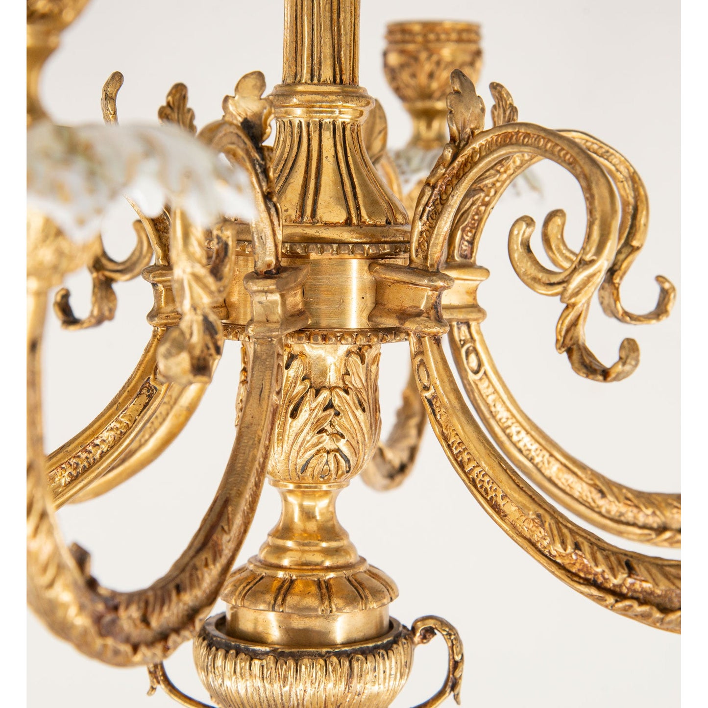 Bronze Hand-Painted Seven Cup Candle Holder